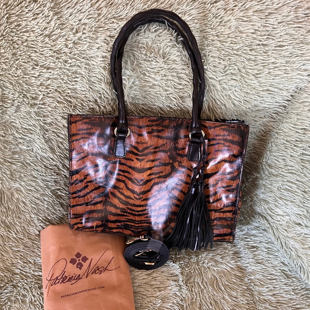 Patricia Nash Leather Primrose Satchel